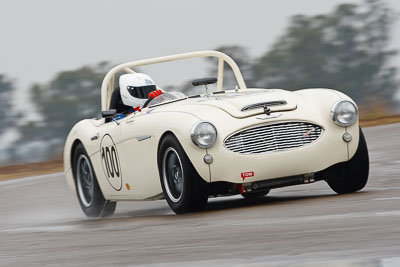 100;03399H;1959-Austin-Healey-3000;26-July-2009;Australia;FOSC;Festival-of-Sporting-Cars;Group-S;NSW;Narellan;New-South-Wales;Oran-Park-Raceway;Peter-Jackson;auto;classic;historic;motion-blur;motorsport;racing;super-telephoto;vintage