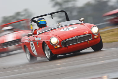 91;1970-MGB-Roadster;26-July-2009;Australia;FOSC;Festival-of-Sporting-Cars;Group-S;NSW;Narellan;New-South-Wales;Oran-Park-Raceway;Steve-Dunne‒Contant;auto;classic;historic;motion-blur;motorsport;racing;super-telephoto;vintage