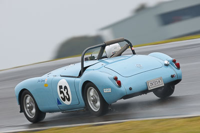 53;1959-MGA-1600;26-July-2009;26723H;Australia;FOSC;Festival-of-Sporting-Cars;Group-S;John-Young;NSW;Narellan;New-South-Wales;Oran-Park-Raceway;auto;classic;historic;motion-blur;motorsport;racing;super-telephoto;vintage