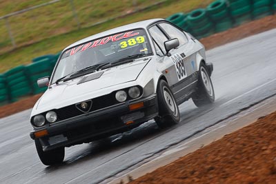 389;1983-Alfa-Romeo-GTV6;26-July-2009;Australia;David-Harris;FOSC;Festival-of-Sporting-Cars;Marque-Sports;NSW;Narellan;New-South-Wales;Oran-Park-Raceway;Production-Sports-Cars;auto;motion-blur;motorsport;racing;super-telephoto