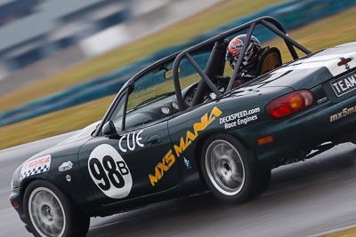 98;2000-Mazda-MX‒5-SP;26-July-2009;Australia;FOSC;Festival-of-Sporting-Cars;Marque-Sports;Mazda-MX‒5;Mazda-MX5;Mazda-Miata;NSW;Narellan;New-South-Wales;Nick-Martinenko;Oran-Park-Raceway;Production-Sports-Cars;auto;motion-blur;motorsport;racing;super-telephoto