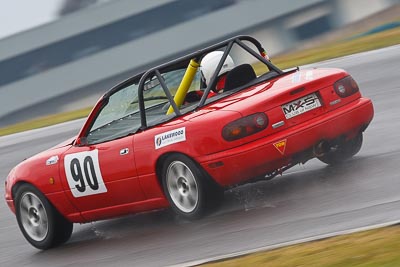 90;1992-Mazda-MX‒5;26-July-2009;Australia;FOSC;Faulkner;Festival-of-Sporting-Cars;Marque-Sports;Mazda-MX‒5;Mazda-MX5;Mazda-Miata;NSW;Narellan;New-South-Wales;Oran-Park-Raceway;Production-Sports-Cars;auto;motion-blur;motorsport;racing;super-telephoto