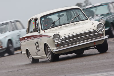 107;1964-Ford-Cortina-GT;26-July-2009;Australia;FOSC;Festival-of-Sporting-Cars;Group-N;Historic-Touring-Cars;Kerry-Hughes;NSW;Narellan;New-South-Wales;Oran-Park-Raceway;auto;classic;historic;motion-blur;motorsport;racing;super-telephoto;vintage