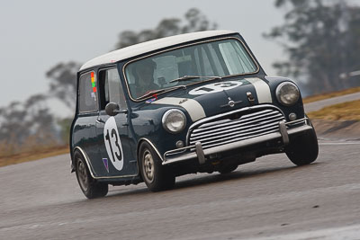 13;1964-Morris-Cooper-S;26-July-2009;Australia;FOSC;Festival-of-Sporting-Cars;Group-N;Historic-Touring-Cars;Ken-Lee;NSW;Narellan;New-South-Wales;Oran-Park-Raceway;auto;classic;historic;motion-blur;motorsport;racing;super-telephoto;vintage