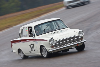 107;1964-Ford-Cortina-GT;26-July-2009;Australia;FOSC;Festival-of-Sporting-Cars;Group-N;Historic-Touring-Cars;Kerry-Hughes;NSW;Narellan;New-South-Wales;Oran-Park-Raceway;auto;classic;historic;motion-blur;motorsport;racing;super-telephoto;vintage