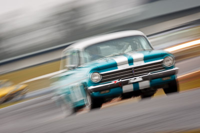 76;1964-Holden-EH;26-July-2009;Australia;FOSC;Festival-of-Sporting-Cars;Group-N;Historic-Touring-Cars;NSW;Narellan;New-South-Wales;Oran-Park-Raceway;Roy-Wilkinson;auto;classic;historic;motion-blur;motorsport;racing;super-telephoto;vintage