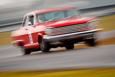 6;1964-Chevrolet-Nova;26-July-2009;Australia;FOSC;Festival-of-Sporting-Cars;Group-N;Historic-Touring-Cars;NSW;Narellan;New-South-Wales;Oran-Park-Raceway;Ross-Muller;auto;classic;historic;motion-blur;motorsport;racing;super-telephoto;vintage