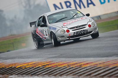 3;1998-Ford-Falcon-AU;26-July-2009;Australia;FOSC;Festival-of-Sporting-Cars;Improved-Production;NSW;Narellan;New-South-Wales;Oran-Park-Raceway;Sam-Maio;auto;motorsport;racing;super-telephoto