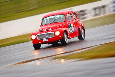 244;1961-Volvo-PV544;23196H;26-July-2009;Australia;FOSC;Festival-of-Sporting-Cars;Improved-Production;Mike-Batten;NSW;Narellan;New-South-Wales;Oran-Park-Raceway;auto;motion-blur;motorsport;racing;super-telephoto