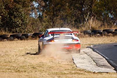 90;7-August-2009;Australia;Morgan-Park-Raceway;Porsche-996-GT3-Cup;Porsche-GT3-Cup;QLD;Queensland;Shannons-Nationals;Sven-Burchartz;Warwick;auto;dust;motorsport;off-track;racing;super-telephoto