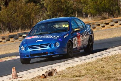 13;7-August-2009;Australia;Ford-Falcon-AU;Morgan-Park-Raceway;QLD;Queensland;Saloon-Cars;Shannons-Nationals;Troy-Hoey;Warwick;auto;motorsport;racing;super-telephoto