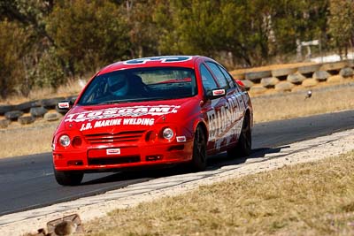 35;7-August-2009;Australia;Chris-Berry;Ford-Falcon-AU;Morgan-Park-Raceway;QLD;Queensland;Saloon-Cars;Shannons-Nationals;Warwick;auto;motorsport;racing;super-telephoto