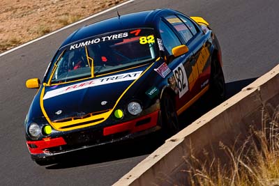 82;7-August-2009;Australia;Ford-Falcon-AU;Geoff-Brown;Morgan-Park-Raceway;QLD;Queensland;Saloon-Cars;Shannons-Nationals;Warwick;auto;motorsport;racing;super-telephoto