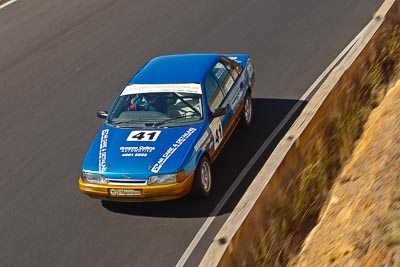 42;7-August-2009;Australia;Ford-Falcon-EA;Gary-Beggs;Morgan-Park-Raceway;QLD;Queensland;Saloon-Cars;Shannons-Nationals;Warwick;auto;motorsport;racing;telephoto