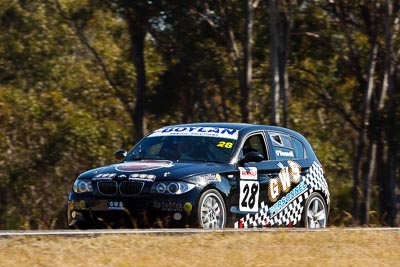 28;7-August-2009;Australia;Australian-Manufacturers-Championship;BMW-130i;Morgan-Park-Raceway;Peter-ODonnell;QLD;Queensland;Shannons-Nationals;Warwick;auto;motorsport;racing;super-telephoto