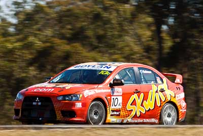 10;7-August-2009;Australia;Australian-Manufacturers-Championship;Evo-10;Mitsubishi-Lancer;Mitsubishi-Lancer-Evolution-X;Morgan-Park-Raceway;QLD;Queensland;Rod-Salmon;Shannons-Nationals;Warwick;auto;motion-blur;motorsport;racing;super-telephoto