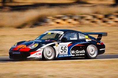 56;7-August-2009;Australia;Morgan-Park-Raceway;Porsche-996-GT3-Cup;QLD;Queensland;Shane-Smollen;Shannons-Nationals;Topshot;Warwick;auto;motion-blur;motorsport;racing;super-telephoto