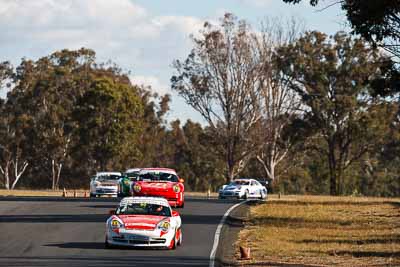 90;7-August-2009;Australia;Morgan-Park-Raceway;Porsche-996-GT3-Cup;Porsche-GT3-Cup;QLD;Queensland;Shannons-Nationals;Sven-Burchartz;Warwick;auto;motorsport;racing;scenery;super-telephoto;trees