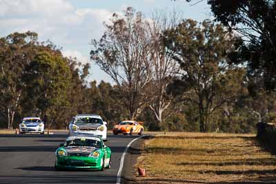 28;7-August-2009;Australia;Brad-Rankin;Morgan-Park-Raceway;Porsche-996-GT3-Cup;Porsche-GT3-Cup;QLD;Queensland;Shannons-Nationals;Warwick;auto;motorsport;racing;scenery;super-telephoto;trees