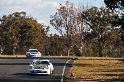 8;7-August-2009;Australia;Morgan-Park-Raceway;Porsche-996-GT3-Cup;Porsche-GT3-Cup;QLD;Queensland;Shannons-Nationals;Warwick;auto;motorsport;racing;scenery;super-telephoto;trees