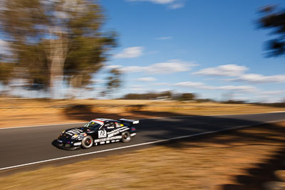 10;7-August-2009;Australia;Mark-Krashos;Morgan-Park-Raceway;Porsche-997-GT3-Cup;Porsche-GT3-Cup;QLD;Queensland;Shannons-Nationals;Warwick;auto;motion-blur;motorsport;racing;wide-angle