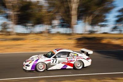 77;7-August-2009;Australia;Jan-Jinadasa;Morgan-Park-Raceway;Porsche-997-GT3-Cup;Porsche-GT3-Cup;QLD;Queensland;Shannons-Nationals;Warwick;auto;motion-blur;motorsport;racing;wide-angle
