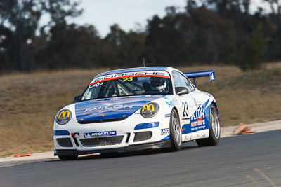23;7-August-2009;Australia;Morgan-Park-Raceway;Porsche-997-GT3-Cup;Porsche-GT3-Cup;QLD;Queensland;Roger-Lago;Shannons-Nationals;Warwick;auto;motorsport;racing;super-telephoto