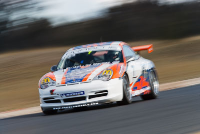 7;7-August-2009;Australia;Morgan-Park-Raceway;Porsche-996-GT3-Cup;Porsche-GT3-Cup;QLD;Queensland;Raymond-Angus;Shannons-Nationals;Warwick;auto;motion-blur;motorsport;racing;super-telephoto