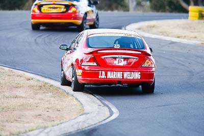 35;7-August-2009;Australia;Chris-Berry;Ford-Falcon-AU;Morgan-Park-Raceway;QLD;Queensland;Saloon-Cars;Shannons-Nationals;Warwick;auto;motorsport;racing;super-telephoto