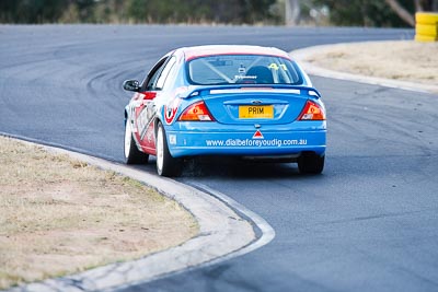 41;7-August-2009;Australia;Ford-Falcon-AU;Mark-Primmer;Morgan-Park-Raceway;QLD;Queensland;Saloon-Cars;Shannons-Nationals;Warwick;auto;motorsport;racing;super-telephoto