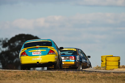 21;7-August-2009;Australia;Ford-Falcon-AU;John-Van-Gilst;Morgan-Park-Raceway;QLD;Queensland;Saloon-Cars;Shannons-Nationals;Warwick;auto;motorsport;racing;super-telephoto