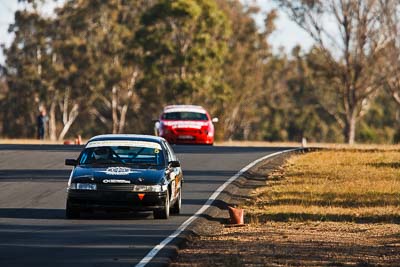 5;7-August-2009;Australia;Holden-Commodore-VN;Maria-Mare;Morgan-Park-Raceway;QLD;Queensland;Saloon-Cars;Shannons-Nationals;Warwick;auto;motorsport;racing;scenery;super-telephoto;trees