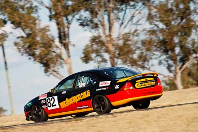 82;7-August-2009;Australia;Ford-Falcon-AU;Geoff-Brown;Morgan-Park-Raceway;QLD;Queensland;Saloon-Cars;Shannons-Nationals;Warwick;auto;motorsport;racing;super-telephoto