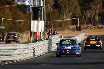 36;7-August-2009;Australia;Australian-Manufacturers-Championship;Jake-Camilleri;Mazda-3-MPS;Morgan-Park-Raceway;QLD;Queensland;Shannons-Nationals;Warwick;armco;auto;barrier;motorsport;racing;super-telephoto