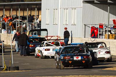 47;8-August-2009;Andrew-Weller;Anthony-Bonanno;Australia;Mazda-MX‒5;Mazda-MX5;Mazda-Miata;Morgan-Park-Raceway;QLD;Queensland;Shannons-Nationals;Warwick;auto;motorsport;paddock;racing;super-telephoto