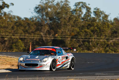 42;8-August-2009;Australia;Geoff-Morgan;Lotus-Elise;Morgan-Park-Raceway;QLD;Queensland;Shannons-Nationals;Simon-Hogg;Warwick;auto;motorsport;racing;super-telephoto