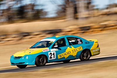 21;8-August-2009;Australia;Ford-Falcon-AU;John-Van-Gilst;Morgan-Park-Raceway;QLD;Queensland;Saloon-Cars;Shannons-Nationals;Warwick;auto;motion-blur;motorsport;racing;super-telephoto