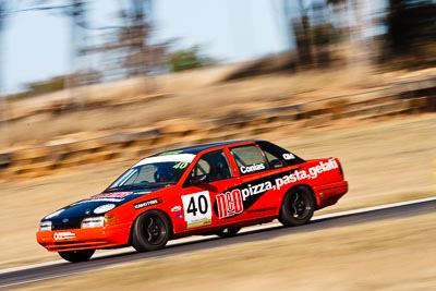 40;8-August-2009;Anthony-Conias;Australia;Ford-Falcon-EA;Morgan-Park-Raceway;QLD;Queensland;Saloon-Cars;Shannons-Nationals;Warwick;auto;motion-blur;motorsport;racing;super-telephoto