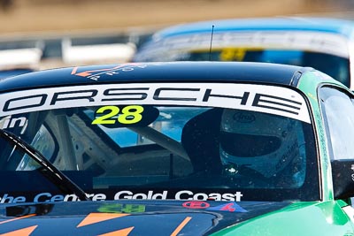 28;8-August-2009;Australia;Brad-Rankin;Morgan-Park-Raceway;Porsche-996-GT3-Cup;Porsche-GT3-Cup;QLD;Queensland;Shannons-Nationals;Warwick;atmosphere;auto;motorsport;paddock;portrait;racing;super-telephoto