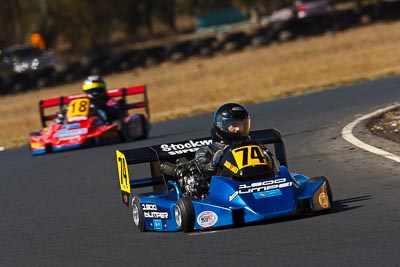 74;250-Int;8-August-2009;Australia;Jason-Laker;Morgan-Park-Raceway;QLD;Queensland;Shannons-Nationals;Superkarts;Warwick;auto;motorsport;racing;super-telephoto