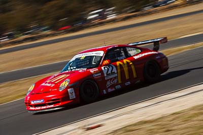 22;8-August-2009;Australia;Morgan-Park-Raceway;Porsche-996-GT3-Cup;Porsche-GT3-Cup;QLD;Queensland;Shannons-Nationals;Terry-Knight;Warwick;auto;motion-blur;motorsport;racing;telephoto