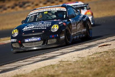 10;8-August-2009;Australia;Mark-Krashos;Morgan-Park-Raceway;Porsche-997-GT3-Cup;Porsche-GT3-Cup;QLD;Queensland;Shannons-Nationals;Warwick;auto;motorsport;racing;super-telephoto