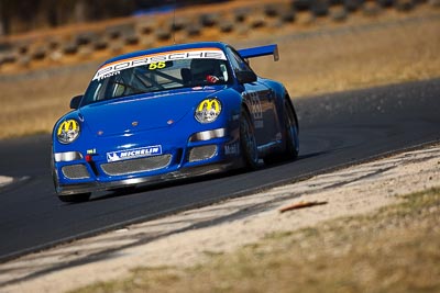 55;8-August-2009;Australia;Bob-Thorn;Morgan-Park-Raceway;Porsche-997-GT3-Cup;Porsche-GT3-Cup;QLD;Queensland;Shannons-Nationals;Warwick;auto;motorsport;racing;super-telephoto