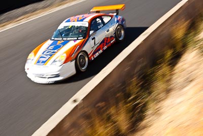 7;8-August-2009;Australia;Morgan-Park-Raceway;Porsche-996-GT3-Cup;Porsche-GT3-Cup;QLD;Queensland;Raymond-Angus;Shannons-Nationals;Warwick;auto;motion-blur;motorsport;racing;wide-angle