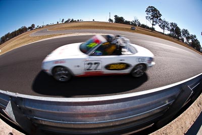 27;8-August-2009;Anthony-Chemello;Australia;Mazda-MX‒5;Mazda-MX5;Mazda-Miata;Morgan-Park-Raceway;QLD;Queensland;Shannons-Nationals;Warwick;armco;auto;barrier;fisheye;motorsport;racing