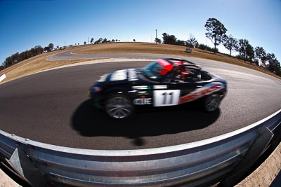 11;8-August-2009;Adam-Spence;Australia;Mazda-MX‒5;Mazda-MX5;Mazda-Miata;Morgan-Park-Raceway;QLD;Queensland;Shannons-Nationals;Steven-Head;Warwick;armco;auto;barrier;fisheye;motorsport;racing