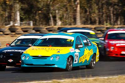 21;8-August-2009;Australia;Ford-Falcon-AU;John-Van-Gilst;Morgan-Park-Raceway;QLD;Queensland;Saloon-Cars;Shannons-Nationals;Warwick;auto;motion-blur;motorsport;racing;super-telephoto