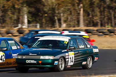 14;8-August-2009;Australia;Holden-Commodore-VN;John-Townsend;Morgan-Park-Raceway;QLD;Queensland;Saloon-Cars;Shannons-Nationals;Warwick;auto;motion-blur;motorsport;racing;super-telephoto