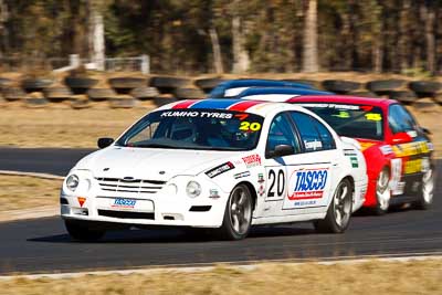 20;8-August-2009;Australia;Ford-Falcon-AU;Morgan-Park-Raceway;QLD;Queensland;Saloon-Cars;Shannons-Nationals;Tony-Evangelou;Warwick;auto;motion-blur;motorsport;racing;super-telephoto