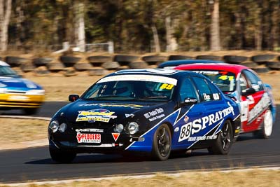 88;8-August-2009;Australia;Brian-Hine;Ford-Falcon-AU;Morgan-Park-Raceway;QLD;Queensland;Saloon-Cars;Shannons-Nationals;Warwick;auto;motion-blur;motorsport;racing;super-telephoto